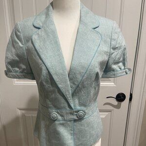 Ann Taylor Loft Linen Blazer
